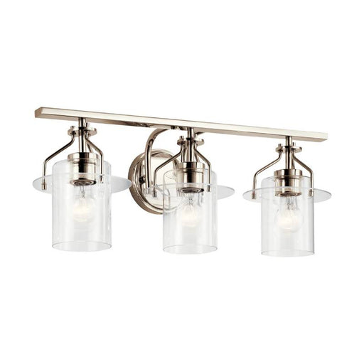 Kichler 55079 Everett 3-lt 24" Vanity Light-Polished Nickel
