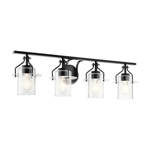 Kichler 55080 Everett 4-lt 34" Vanity Light-Black