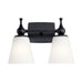 Kichler 55091 Cosabella 2-lt 15" Vanity Light-Black