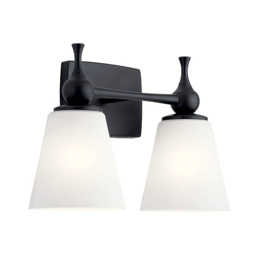 Kichler 55091 Cosabella 2-lt 15" Vanity Light-Black