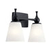 Kichler 55091 Cosabella 2-lt 15" Vanity Light-Black