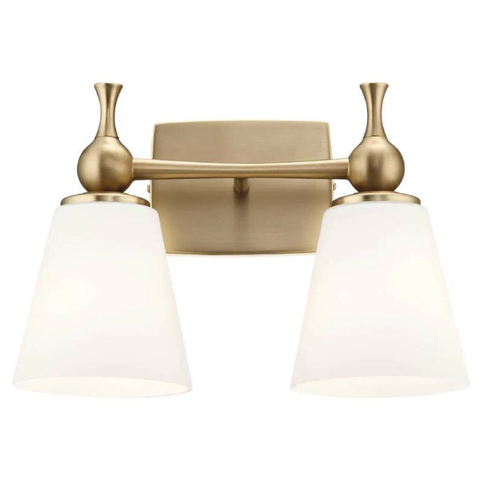 Kichler 55091 Cosabella 2-lt 15" Vanity Light-Champagne Bronze