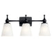 Kichler 55092 Cosabella 3-lt 24" Vanity Light-Black