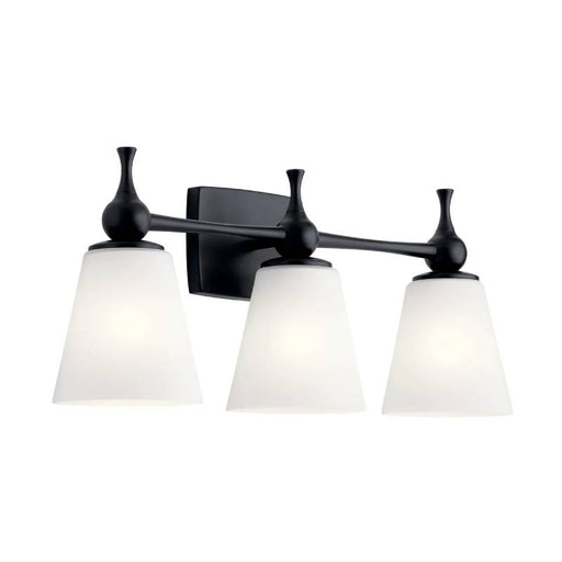 Kichler 55092 Cosabella 3-lt 24" Vanity Light-Black