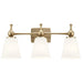 Kichler 55092 Cosabella 3-lt 24" Vanity Light-Champagne Bronze