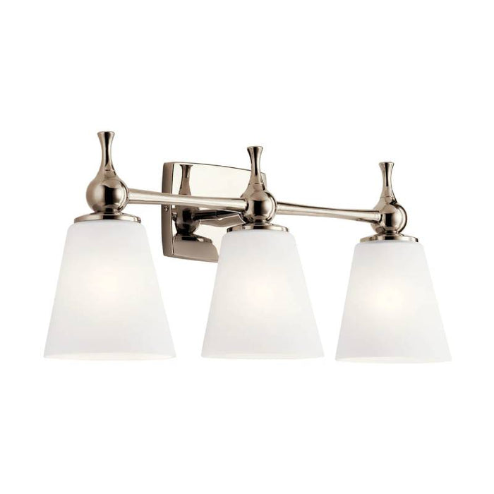 Kichler 55092 Cosabella 3-lt 24" Vanity Light-Polished Nickel