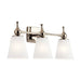 Kichler 55092 Cosabella 3-lt 24" Vanity Light-Polished Nickel