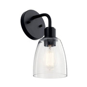 Kichler 55100 Meller 1-lt 11" Tall Wall Sconce-Black
