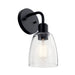 Kichler 55100 Meller 1-lt 11" Tall Wall Sconce-Black