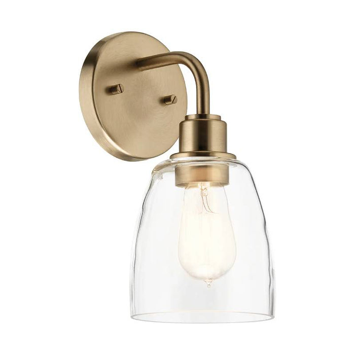 Kichler 55100 Meller 1-lt 11" Tall Wall Sconce-Champagne Bronze