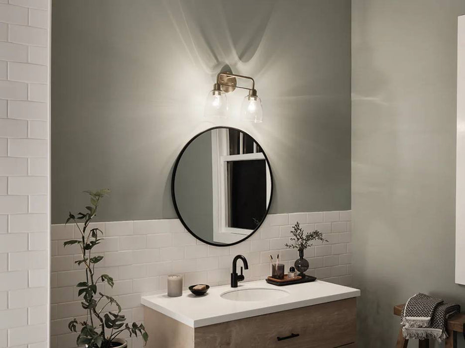 Kichler 55101 Meller 2-lt 15" Vanity Light
