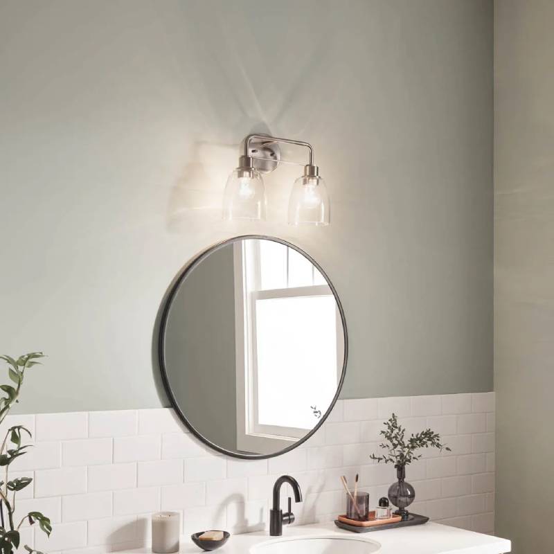 Kichler 55101 Meller 2-lt 15" Vanity Light