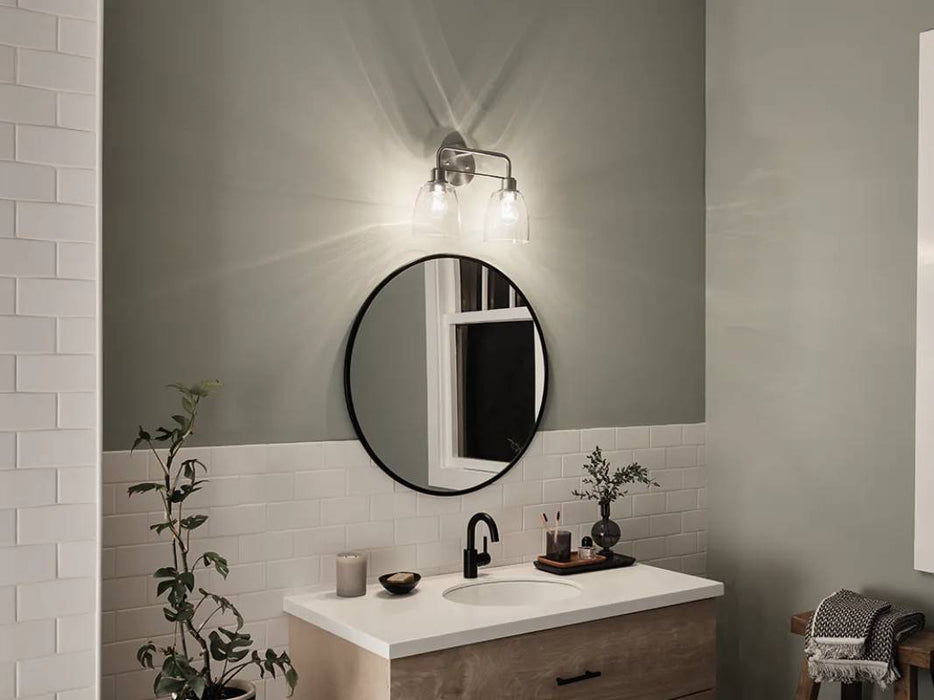 Kichler 55101 Meller 2-lt 15" Vanity Light