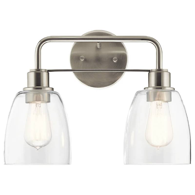 Kichler 55101 Meller 2-lt 15" Vanity Light