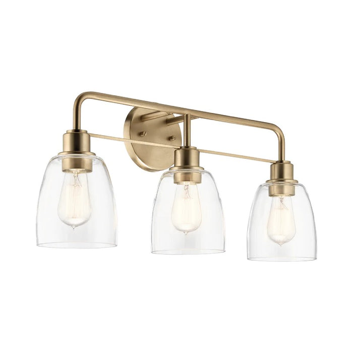 Kichler 55102 Meller 3-lt 24" Vanity Light-Champagne Bronze
