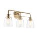 Kichler 55102 Meller 3-lt 24" Vanity Light-Champagne Bronze