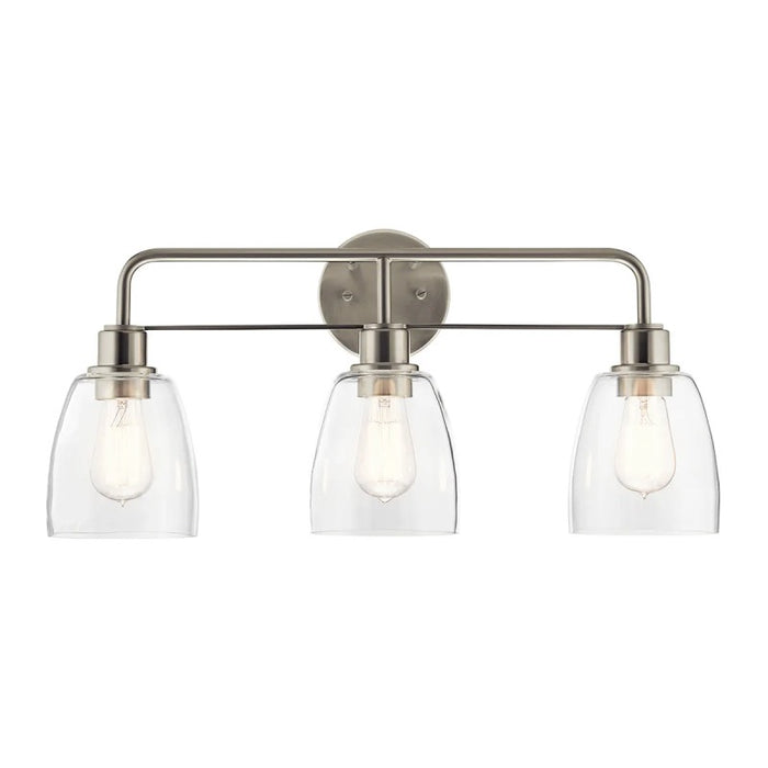 Kichler 55102 Meller 3-lt 24" Vanity Light-Brushed Nickel
