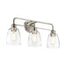 Kichler 55102 Meller 3-lt 24" Vanity Light-Brushed Nickel