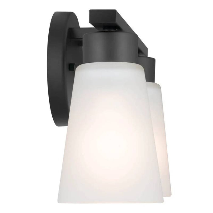Kichler 55120 Stamos 2-lt 13" Vanity Light-Black