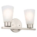 Kichler 55120 Stamos 2-lt 13" Vanity Light-Brushed Nickel