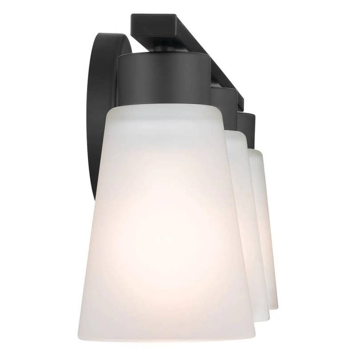 Kichler 55121 Stamos 3-lt 22" Vanity Light-Black