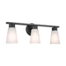 Kichler 55121 Stamos 3-lt 22" Vanity Light-Black
