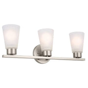 Kichler 55121 Stamos 3-lt 22" Vanity Light-Brushed Nickel