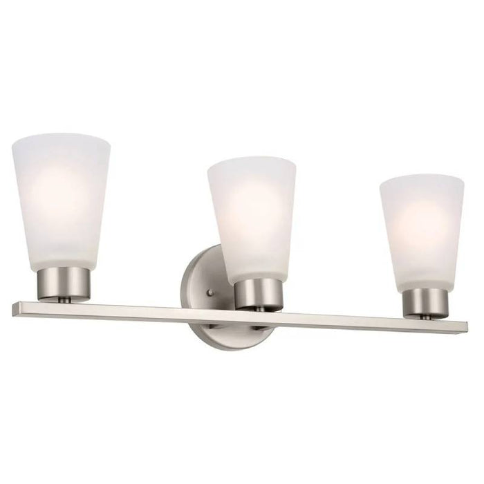 Kichler 55121 Stamos 3-lt 22" Vanity Light-Brushed Nickel