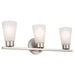 Kichler 55121 Stamos 3-lt 22" Vanity Light-Brushed Nickel