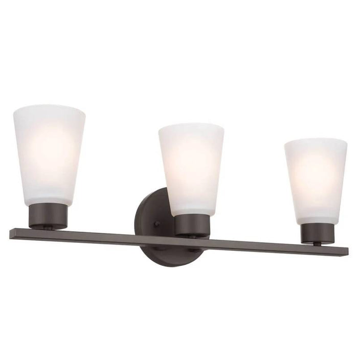 Kichler 55121 Stamos 3-lt 22" Vanity Light-Olde Bronze