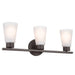 Kichler 55121 Stamos 3-lt 22" Vanity Light-Olde Bronze