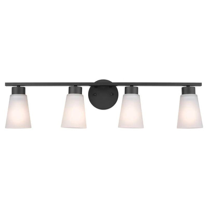 Kichler 55122 Stamos 4-lt 31" Vanity Light-Black