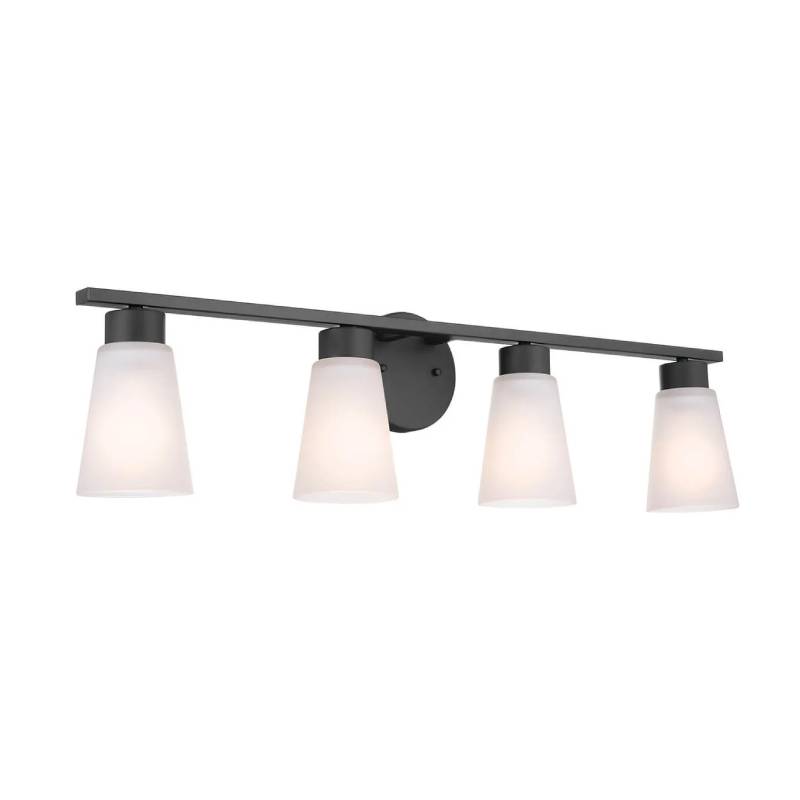 Kichler 55122 Stamos 4-lt 31" Vanity Light-Black