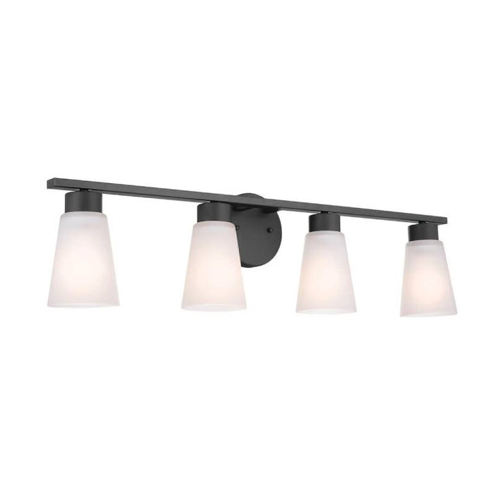 Kichler 55122 Stamos 4-lt 31" Vanity Light-Black