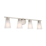 Kichler 55122 Stamos 4-lt 31" Vanity Light-Brushed Nickel