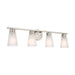 Kichler 55122 Stamos 4-lt 31" Vanity Light-Brushed Nickel