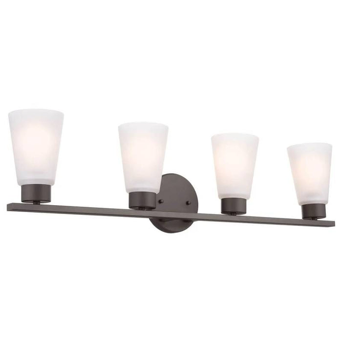 Kichler 55122 Stamos 4-lt 31" Vanity Light-Olde Bronze