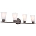 Kichler 55122 Stamos 4-lt 31" Vanity Light-Olde Bronze