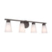 Kichler 55122 Stamos 4-lt 31" Vanity Light-Olde Bronze