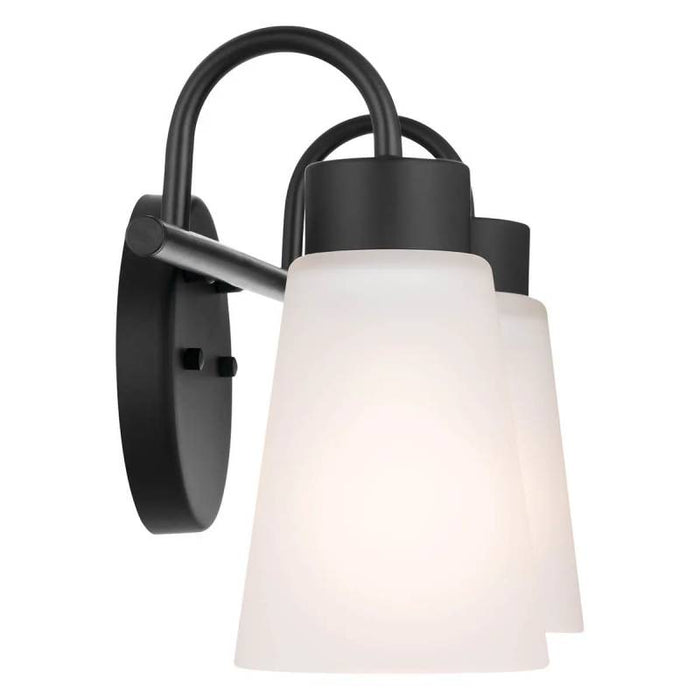Kichler 55125 Erma 2-lt 14" Vanity Light-Black