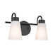 Kichler 55125 Erma 2-lt 14" Vanity Light-Black