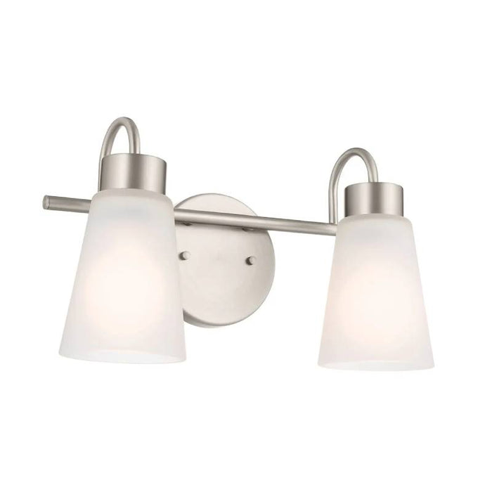 Kichler 55125 Erma 2-lt 14" Vanity Light-Brushed Nickel