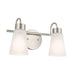 Kichler 55125 Erma 2-lt 14" Vanity Light-Brushed Nickel