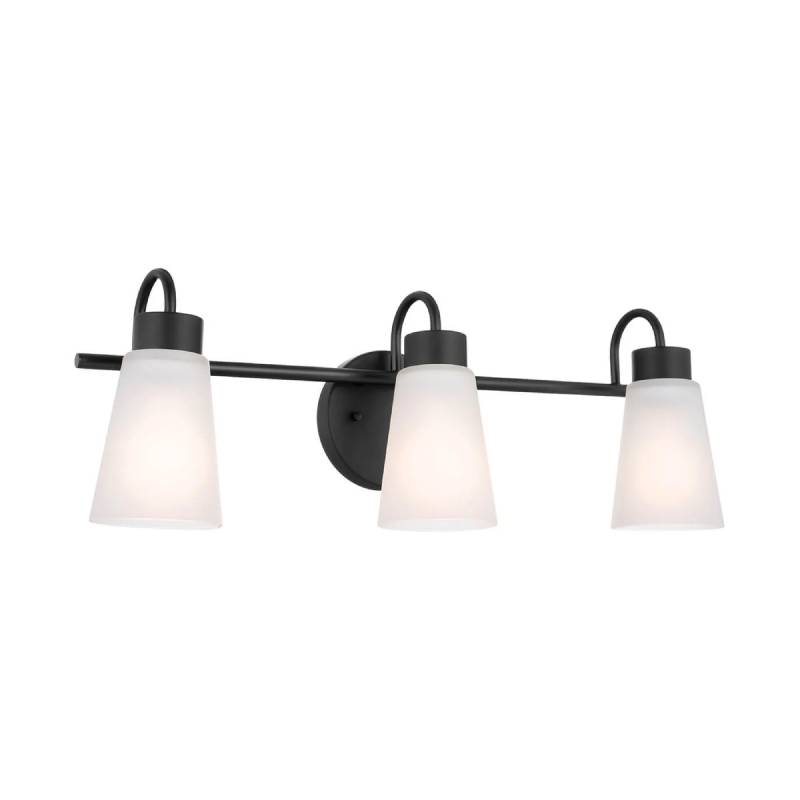 Kichler 55126 Erma 3-lt 23" Vanity Light-Black