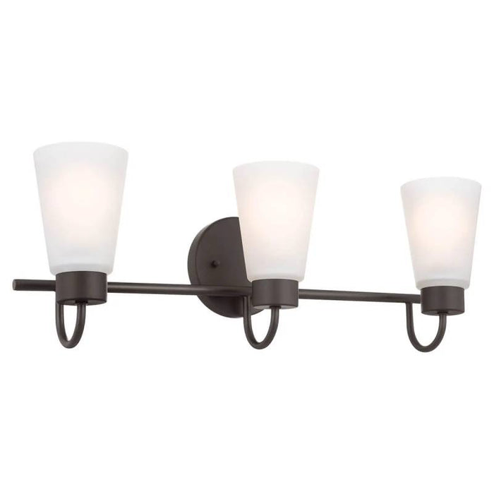 Kichler 55126 Erma 3-lt 23" Vanity Light-Olde Bronze