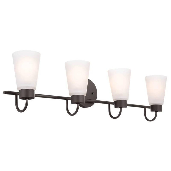 Kichler 55127 Erma 4-lt 33" Vanity Light-Olde Bronze