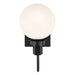 Kichler 55149 Hex 1-lt 12" Tall Wall Sconce-Black