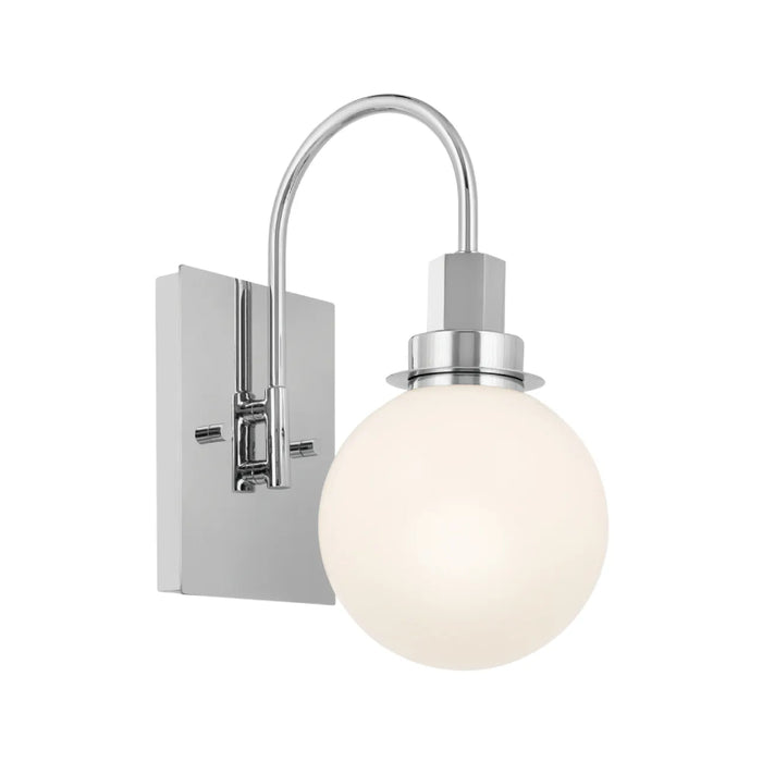 Kichler 55149 Hex 1-lt 12" Tall Wall Sconce-Chrome