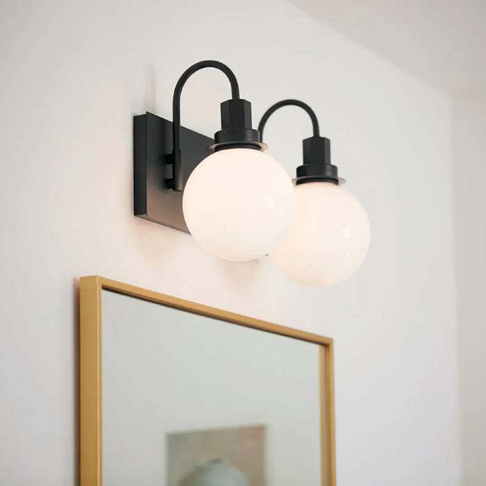Kichler 55150 Hex 2-lt 14" Vanity Light