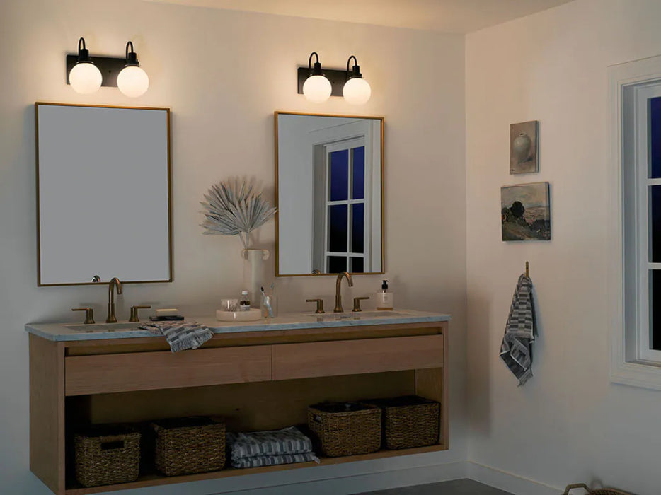Kichler 55150 Hex 2-lt 14" Vanity Light